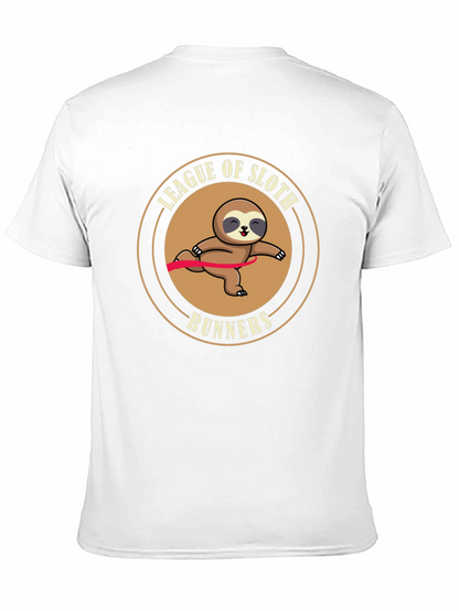 League of Sloth Runners Black T-Shirt