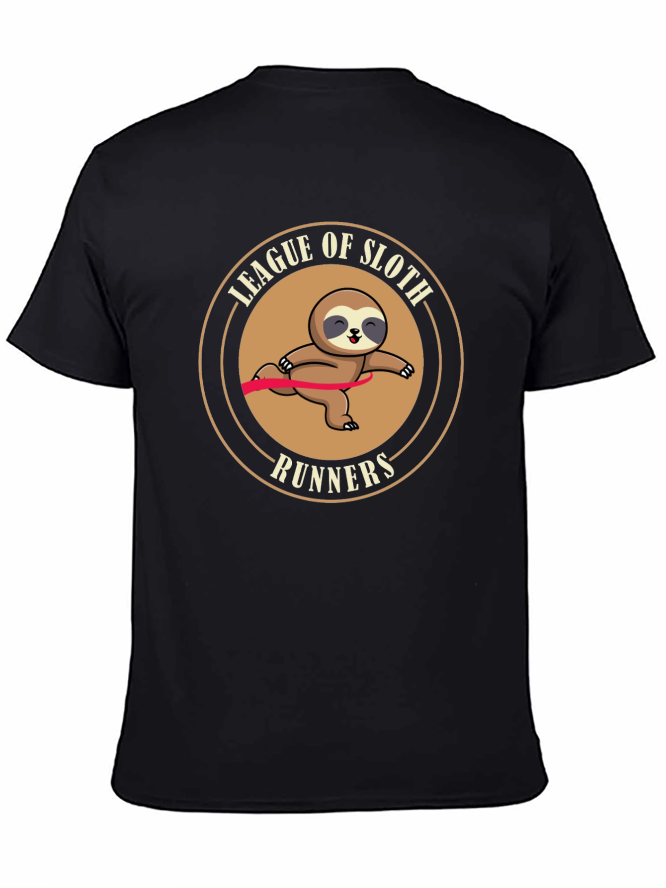 League of Sloth Runners Black T-Shirt