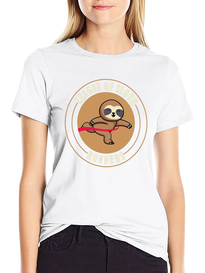 League of Sloth Runners Black T-Shirt