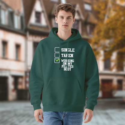 Funny Working On My Pilates Body Checklist Hoodie