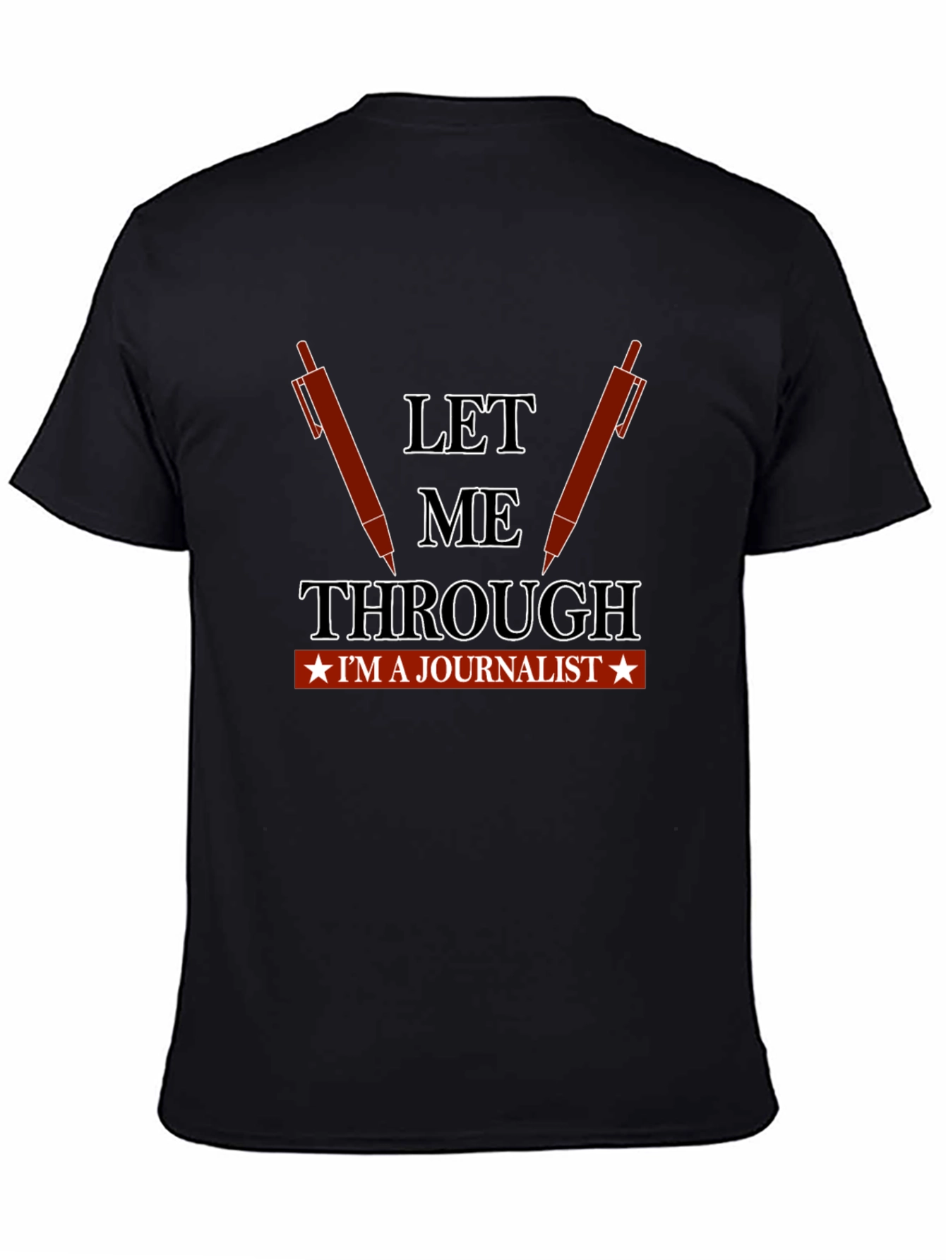Let Me Through Journalist Graphic Tee