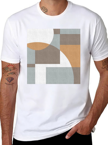 Geometric Art Tee - Modern Abstract Design T-Shirt