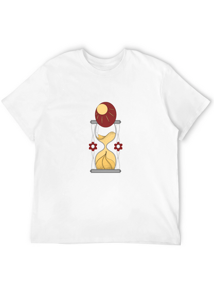 Hourglass Graphic Print T-Shirt