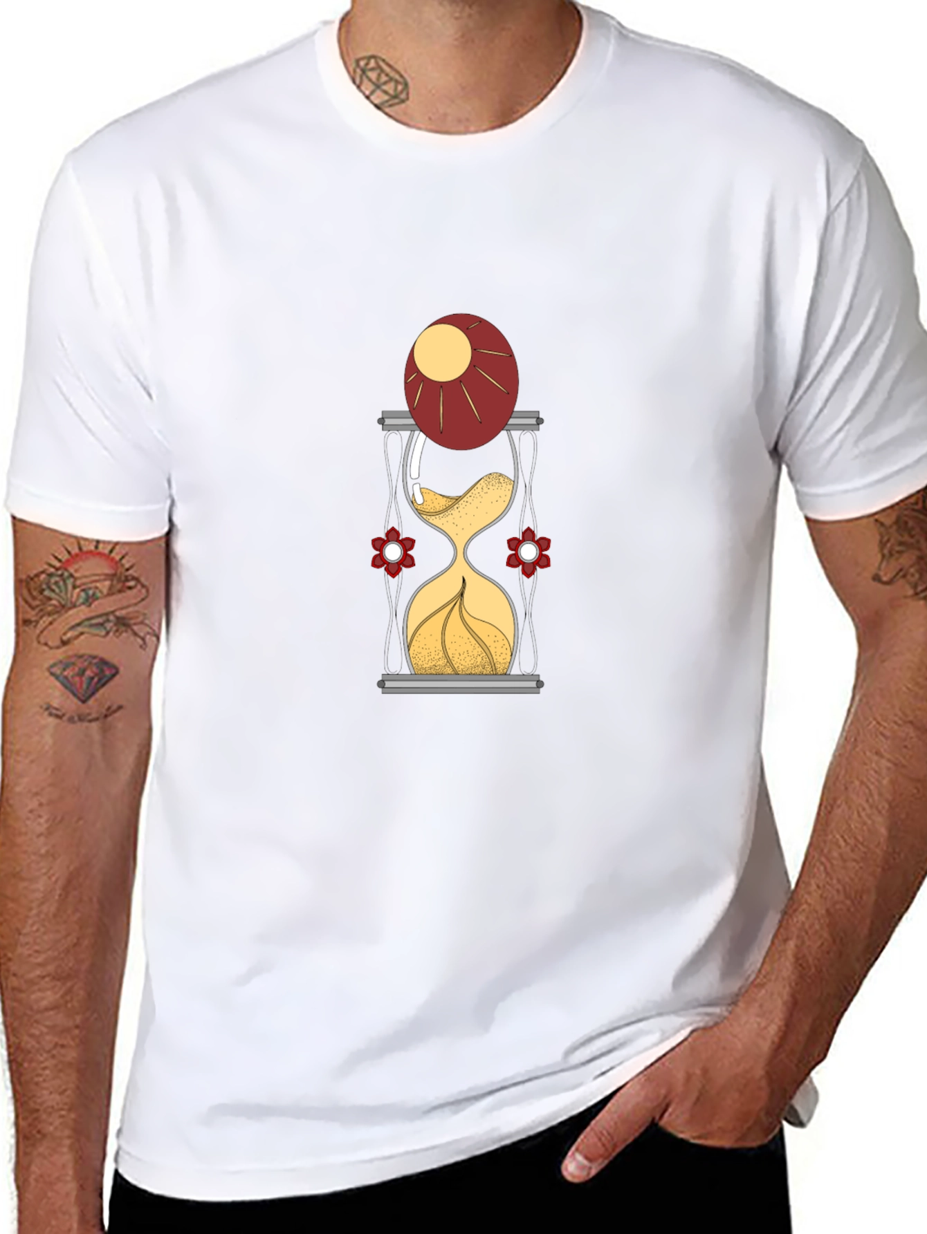 Hourglass Graphic Print T-Shirt