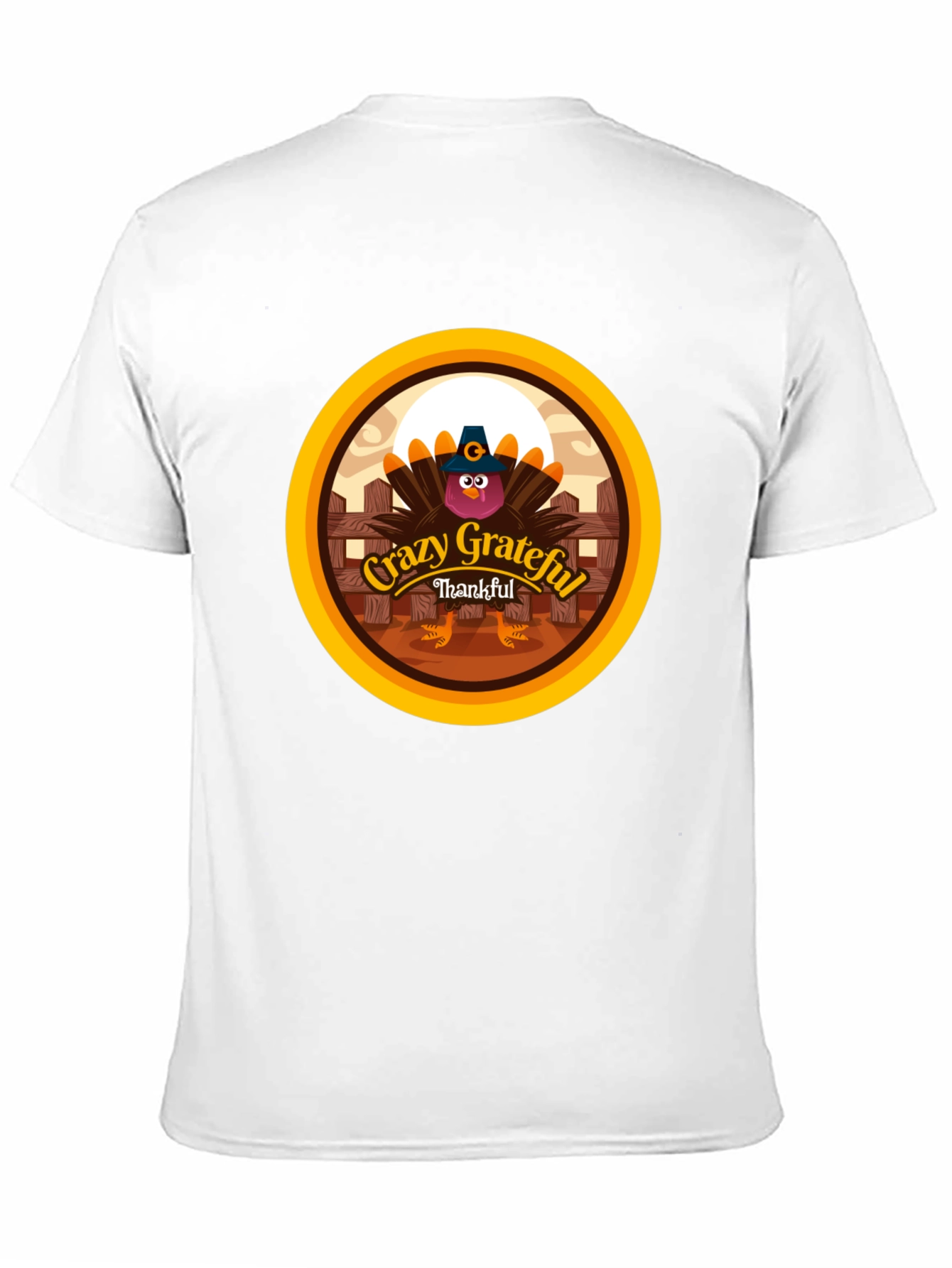 Crazy Grateful Thankful Turkey T-Shirt
