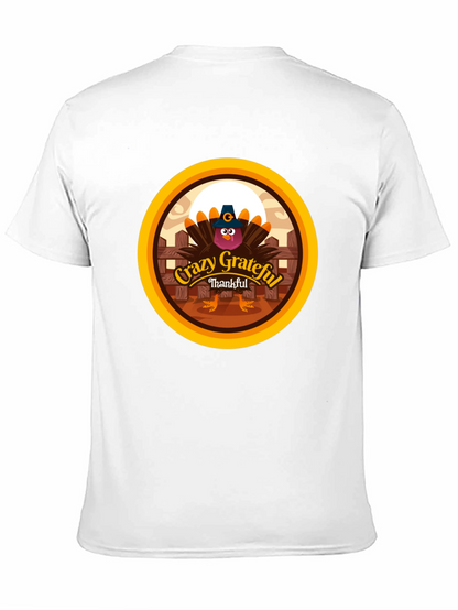 Crazy Grateful Thankful Turkey T-Shirt