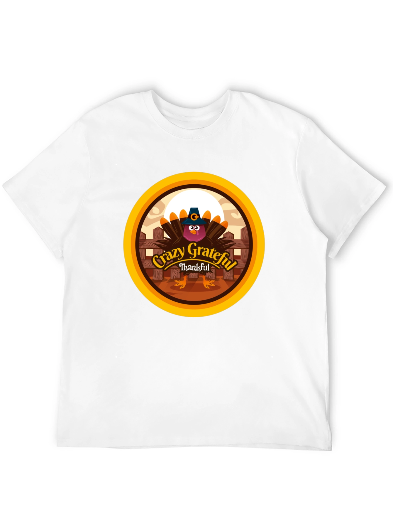 Crazy Grateful Thankful Turkey T-Shirt