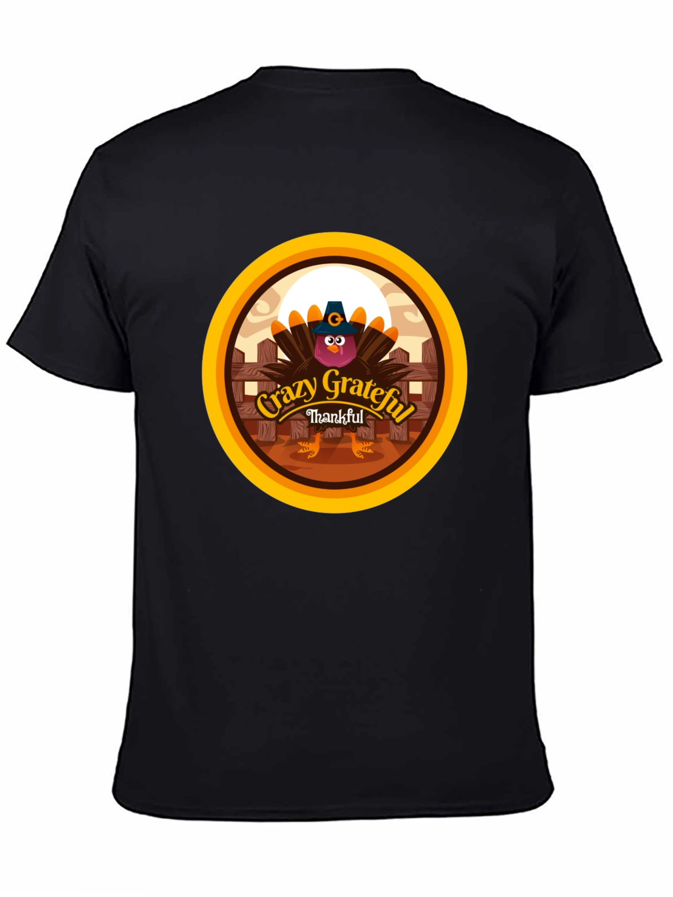 Crazy Grateful Thankful Turkey T-Shirt
