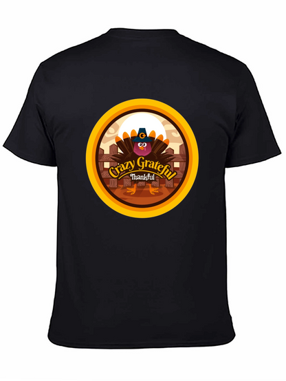 Crazy Grateful Thankful Turkey T-Shirt