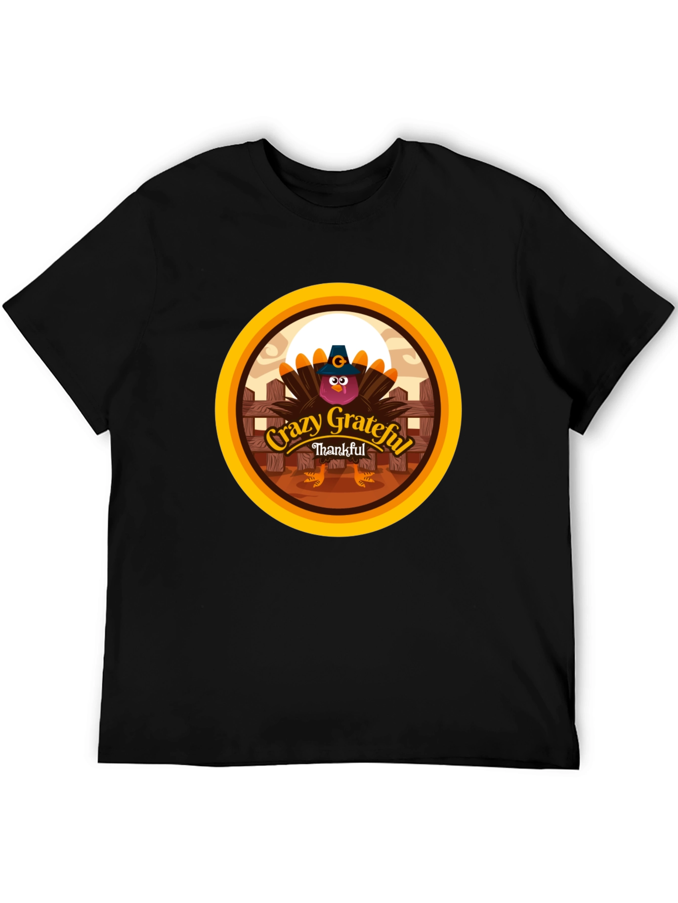 Crazy Grateful Thankful Turkey T-Shirt