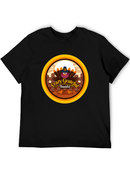 Crazy Grateful Thankful Turkey T-Shirt