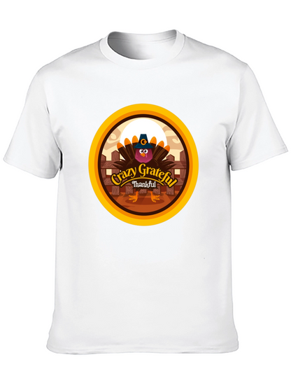 Crazy Grateful Thankful Turkey T-Shirt