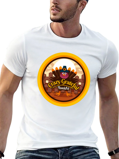 Crazy Grateful Thankful Turkey T-Shirt
