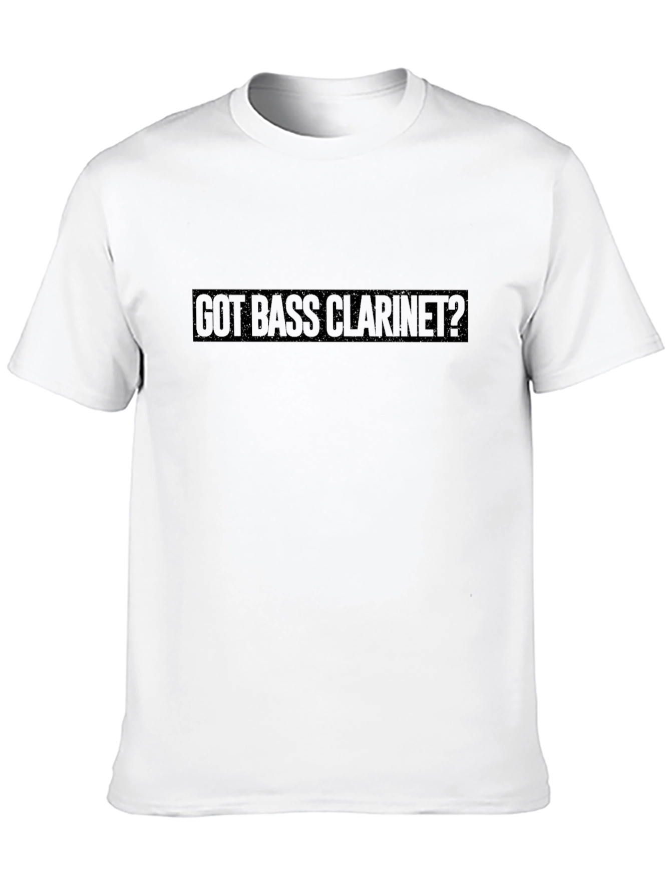 Got Bass Clarinet? Mens Black Graphic Tee