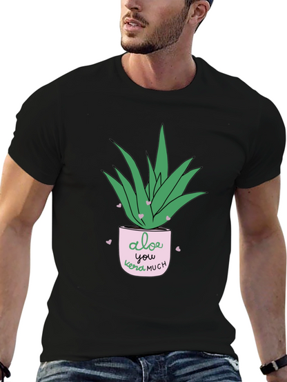 Aloe You Vera Much Black T-Shirt