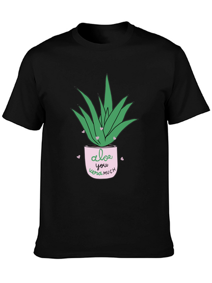 Aloe You Vera Much Black T-Shirt