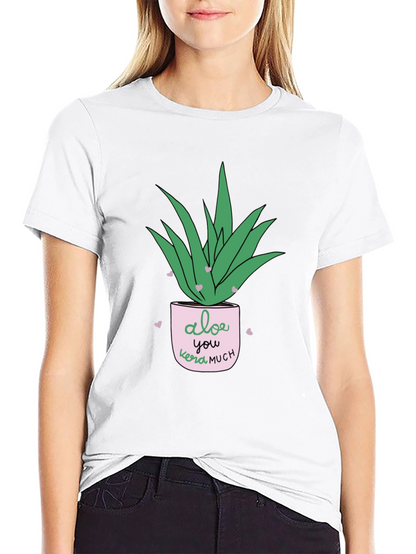 Aloe You Vera Much Black T-Shirt