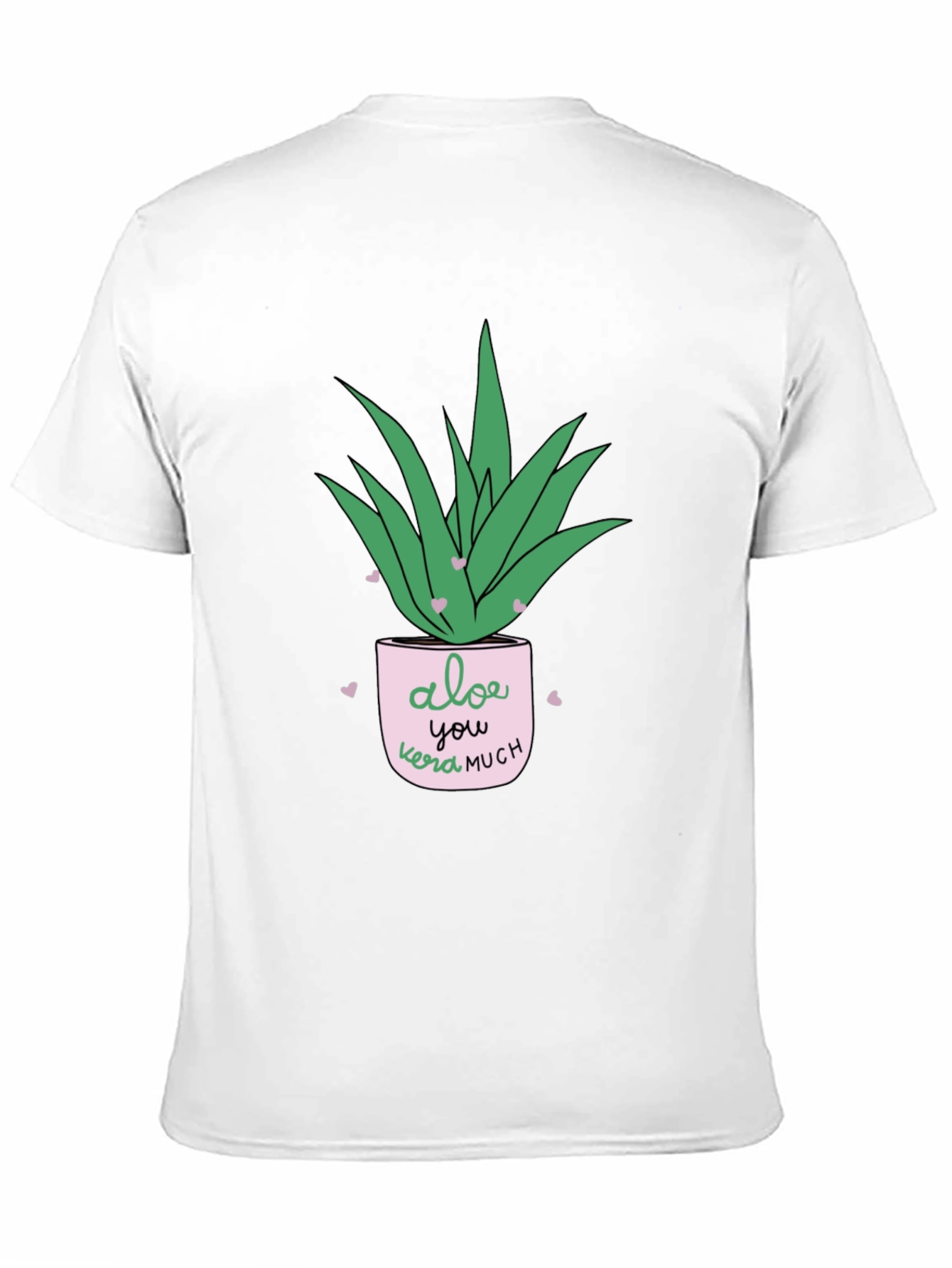 Aloe You Vera Much Black T-Shirt