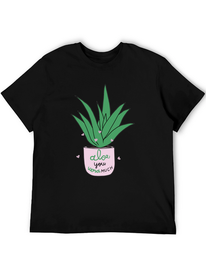 Aloe You Vera Much Black T-Shirt