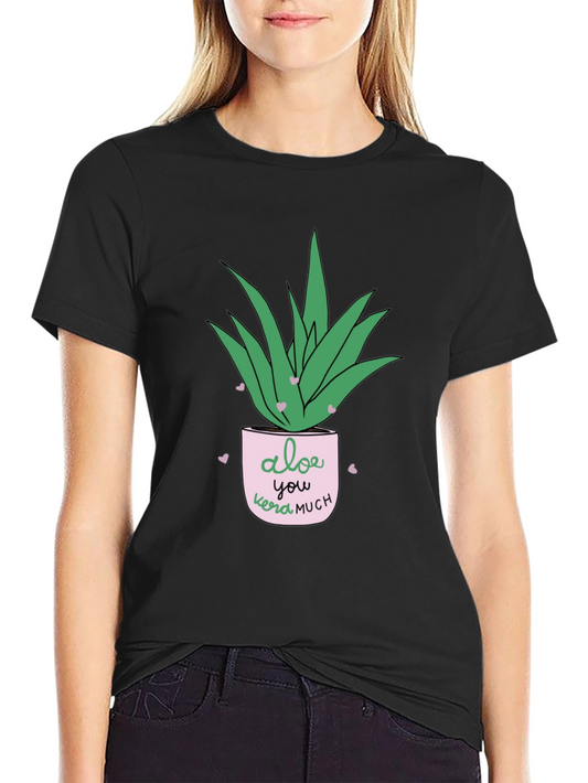 Aloe You Vera Much Black T-Shirt