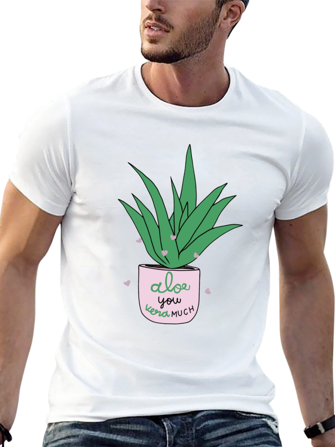 Aloe You Vera Much Black T-Shirt