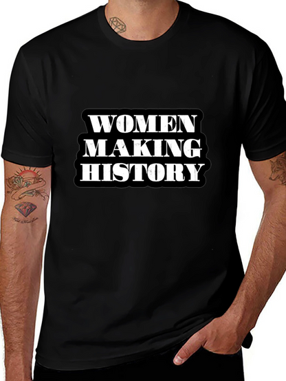 Women Making History Black T-Shirt
