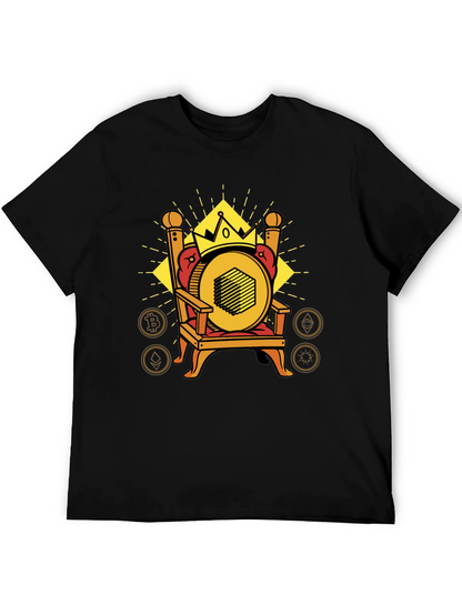 Crypto King T-Shirt - Bitcoin Ethereum & More