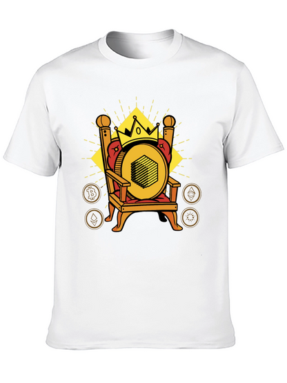 Crypto King T-Shirt - Bitcoin Ethereum & More