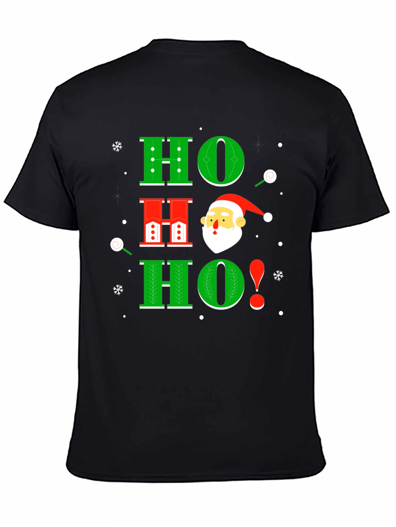 Festive Ho Ho Ho Santa T-Shirt