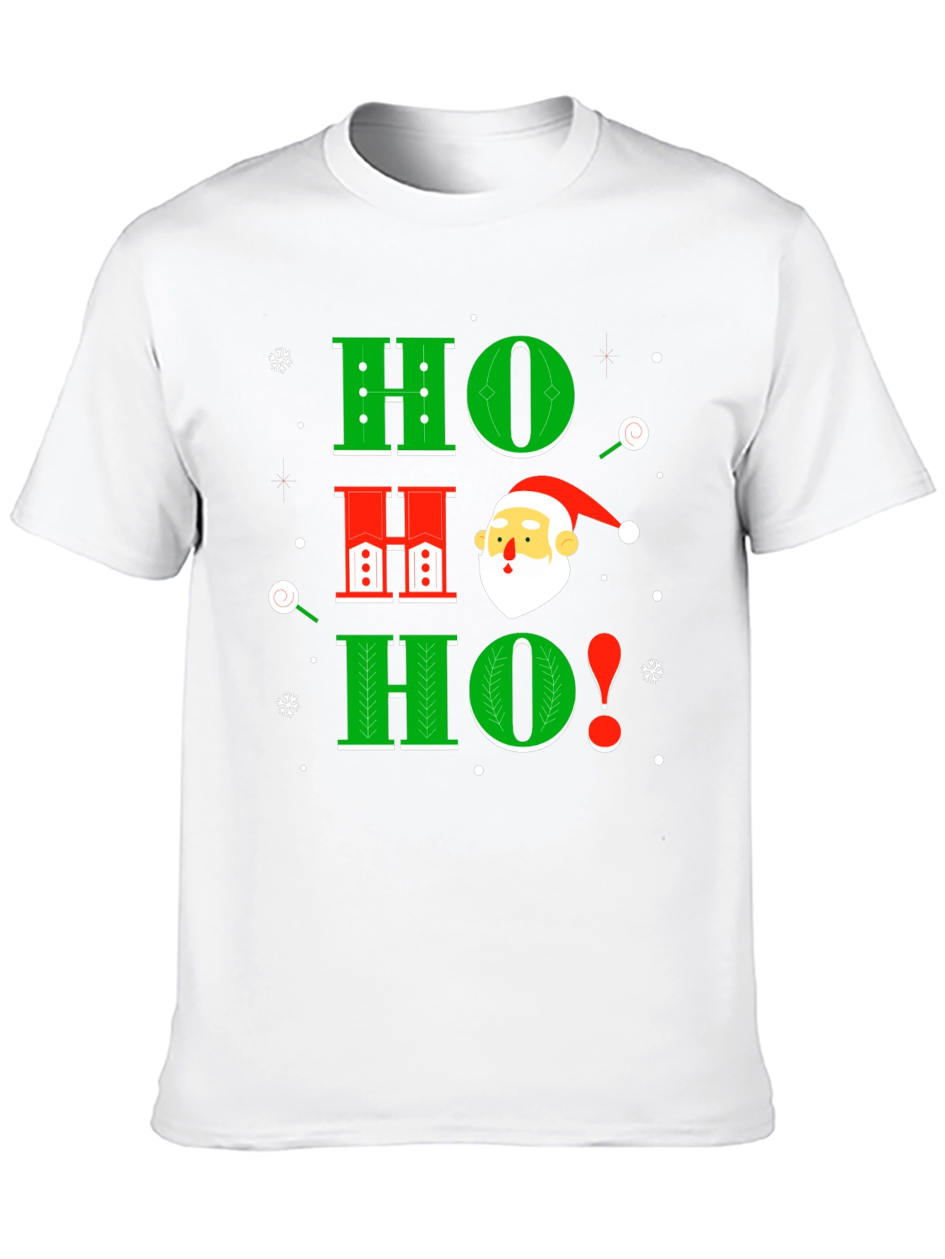 Festive Ho Ho Ho Santa T-Shirt