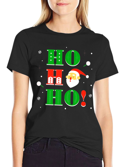 Festive Ho Ho Ho Santa T-Shirt