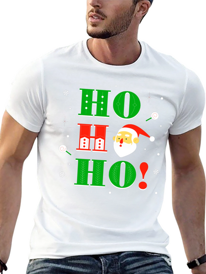 Festive Ho Ho Ho Santa T-Shirt