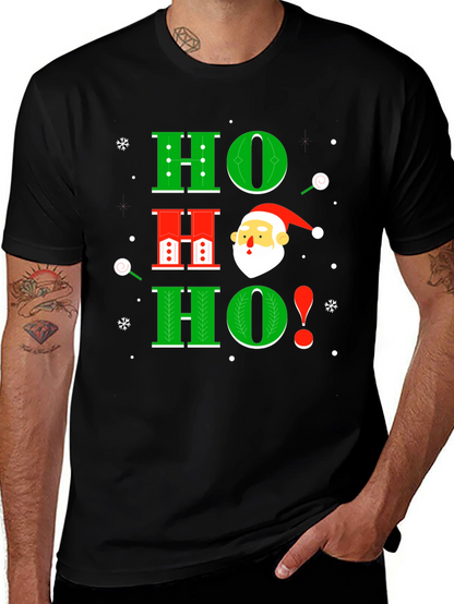 Festive Ho Ho Ho Santa T-Shirt