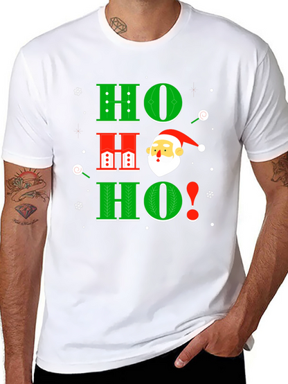 Festive Ho Ho Ho Santa T-Shirt