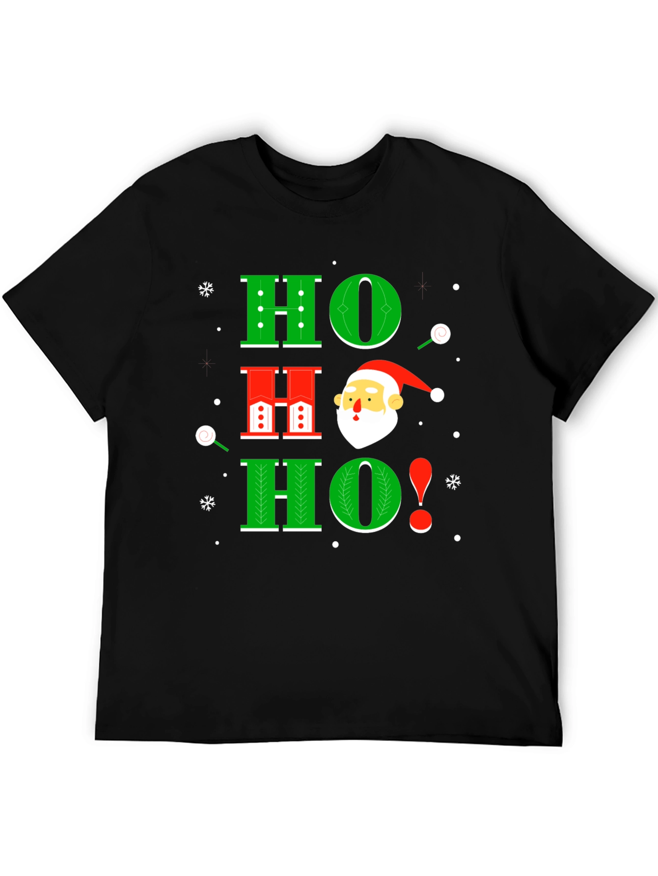 Festive Ho Ho Ho Santa T-Shirt