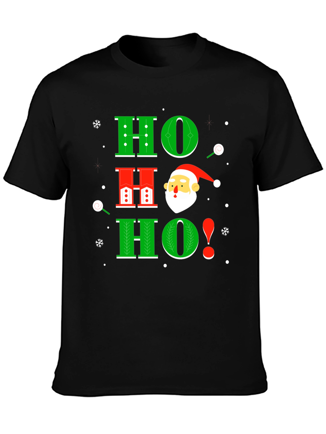 Festive Ho Ho Ho Santa T-Shirt
