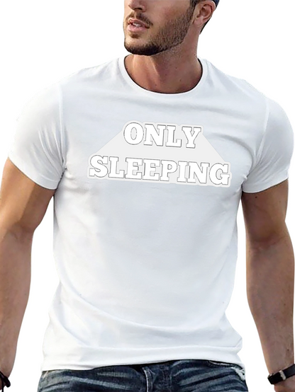 Only Sleeping Black Graphic Tee