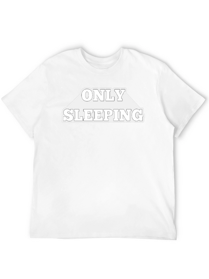 Only Sleeping Black Graphic Tee