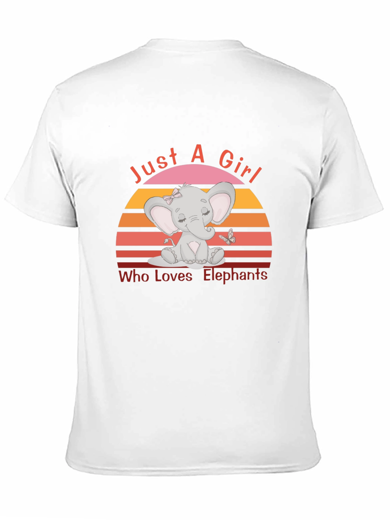 Just A Girl Who Loves Elephants T-Shirt