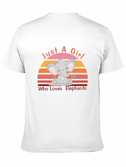 Just A Girl Who Loves Elephants T-Shirt
