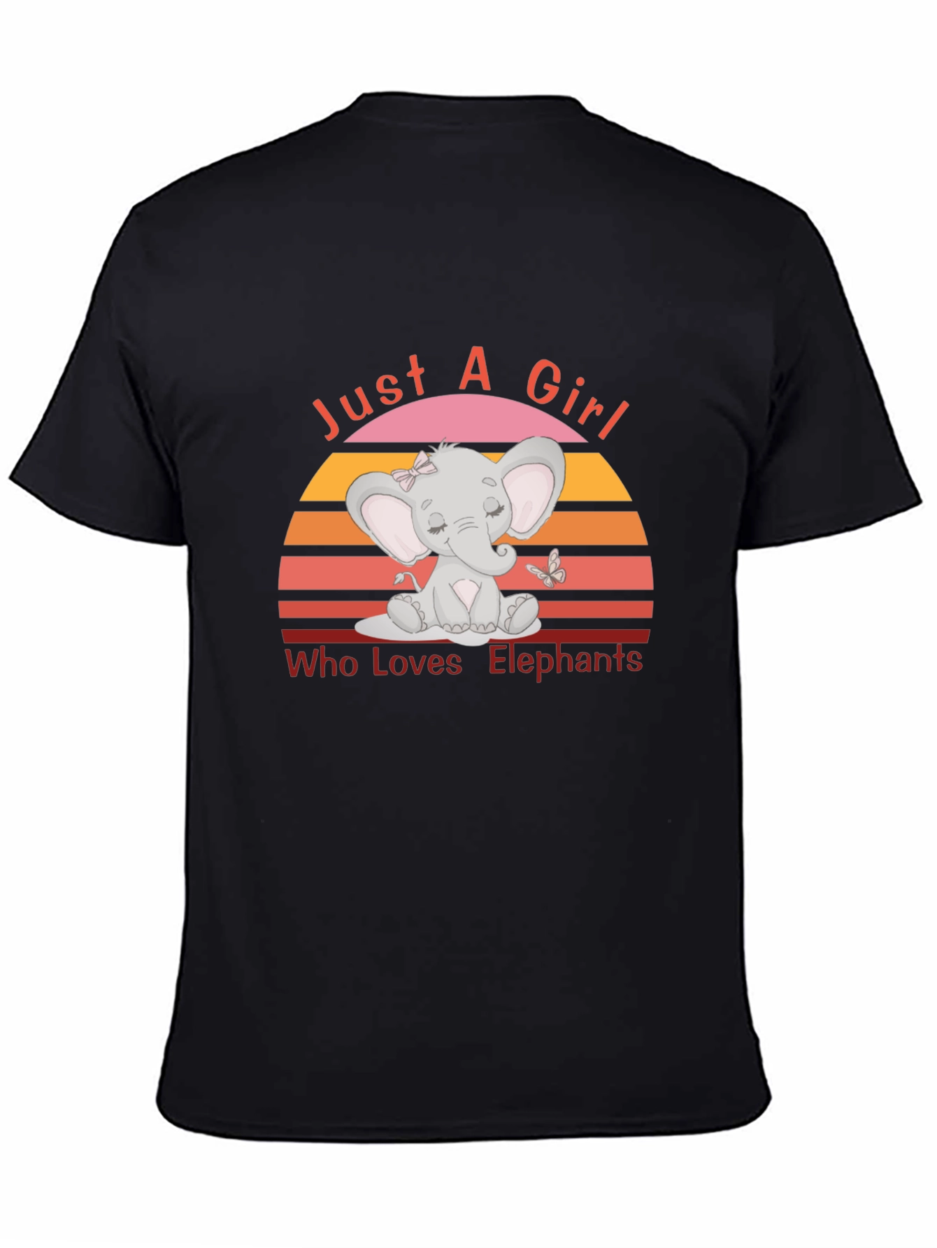 Just A Girl Who Loves Elephants T-Shirt