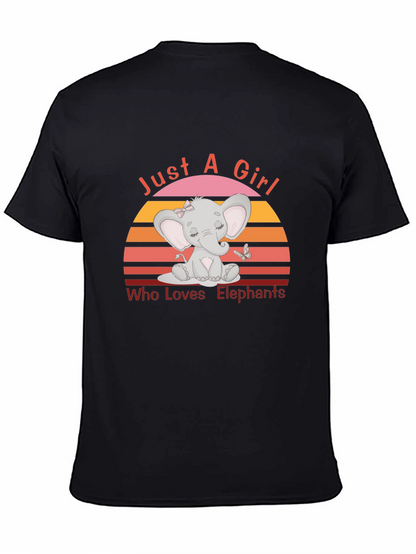 Just A Girl Who Loves Elephants T-Shirt