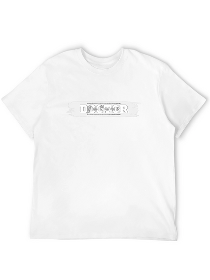Cool Doctor Tee - Black Cotton Graphic T-Shirt