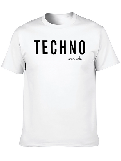 Techno What Else Black Graphic T-Shirt