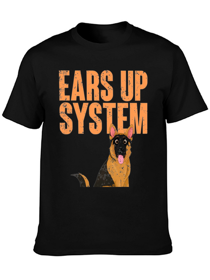 Ears Up System German Shepherd T-Shirt