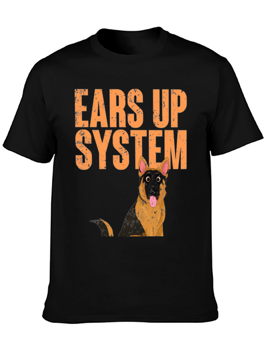Ears Up System German Shepherd T-Shirt