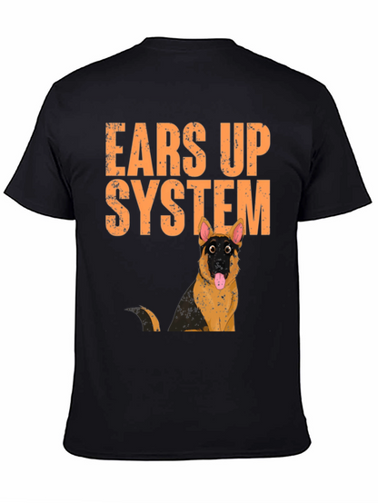 Ears Up System German Shepherd T-Shirt