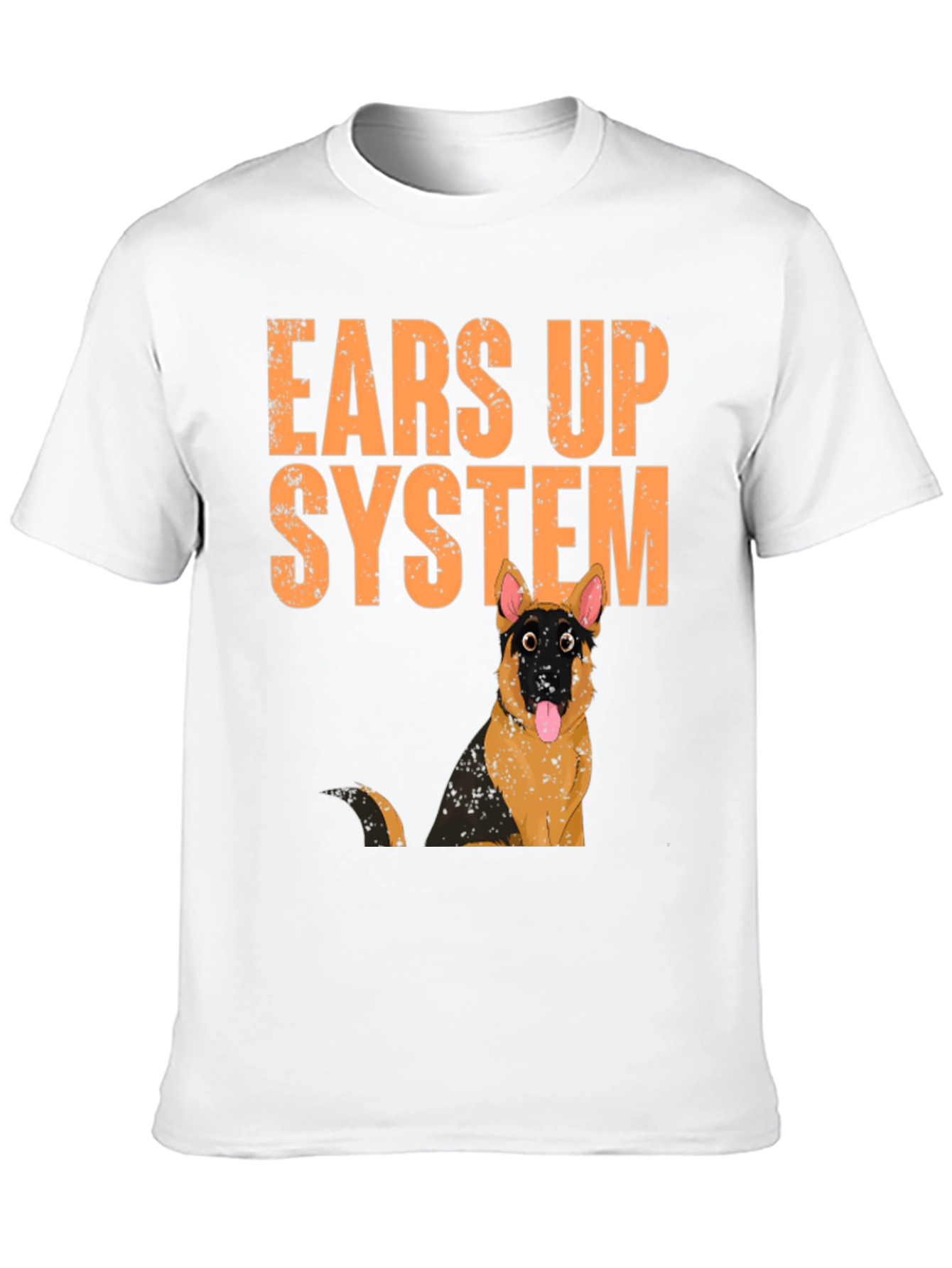 Ears Up System German Shepherd T-Shirt