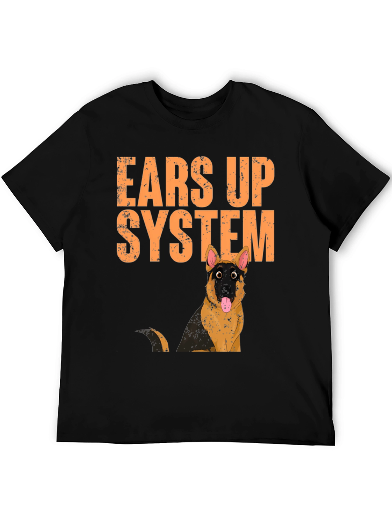 Ears Up System German Shepherd T-Shirt