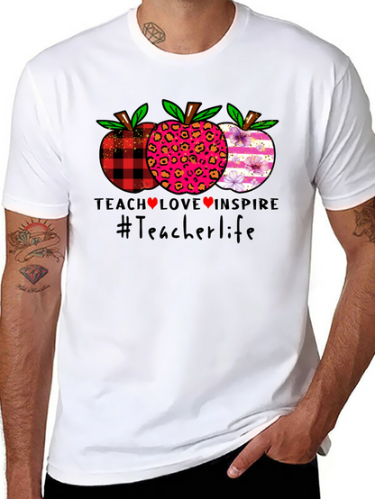 Teacher Life Apple T-Shirt